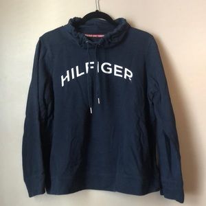 Tommy Hilfiger, Large, Navy, turtleneck pullover.